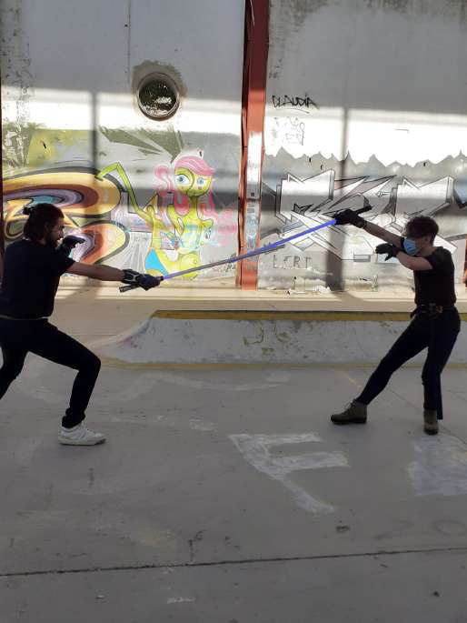 Imagen de "UN TEMPLO DE LA ACADEMIA DE ESGRIMA LÁSER"