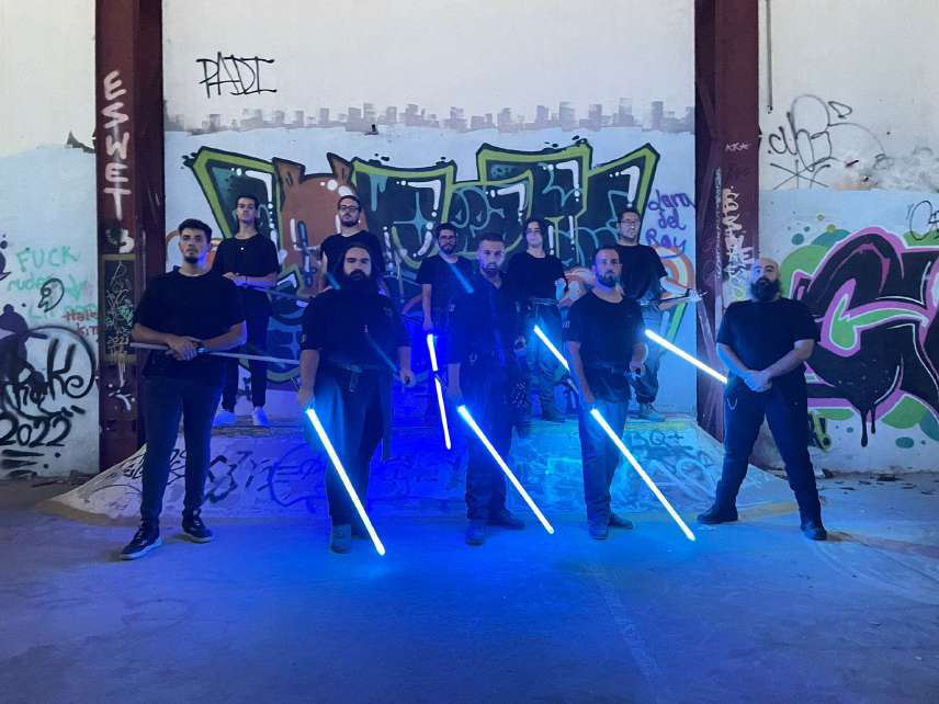 Imagen de "UN TEMPLO DE LA ACADEMIA DE ESGRIMA LÁSER"