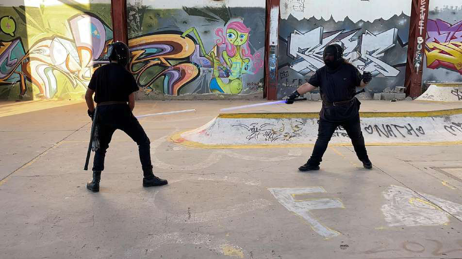 Imagen de "UN TEMPLO DE LA ACADEMIA DE ESGRIMA LÁSER"